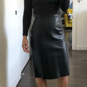 Vintage leather skirt A1 condition